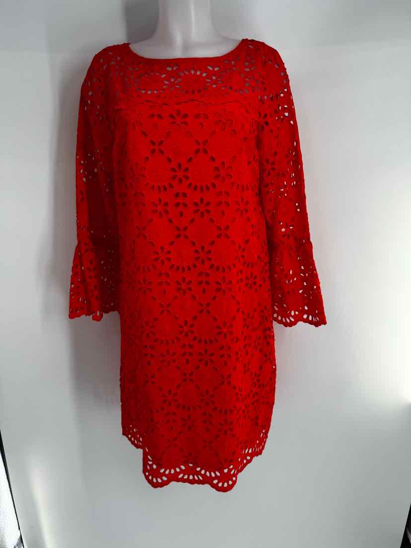 Size 8 J Crew Red Dress