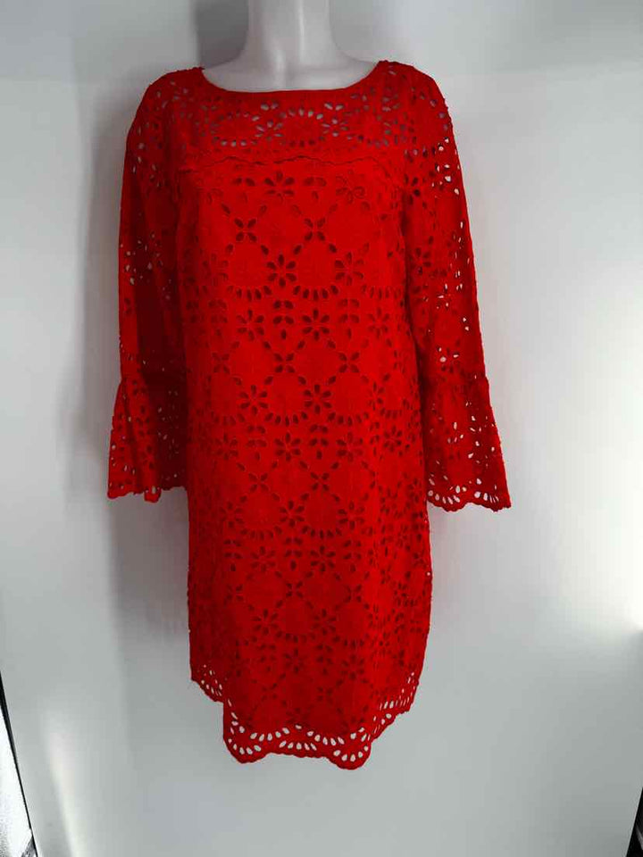 Size 8 J Crew Red Dress