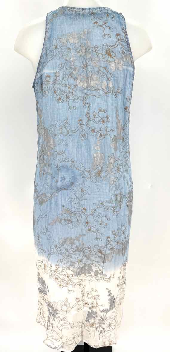 Size S Blue Print Dress