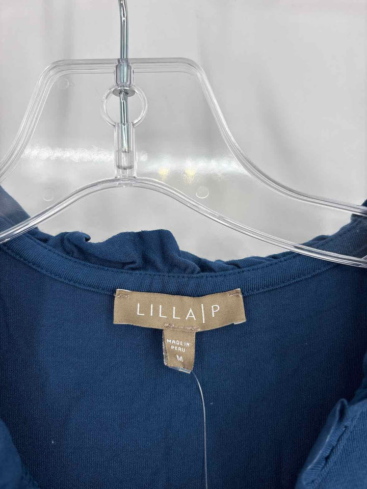 Size M LILLA P Navy Dress