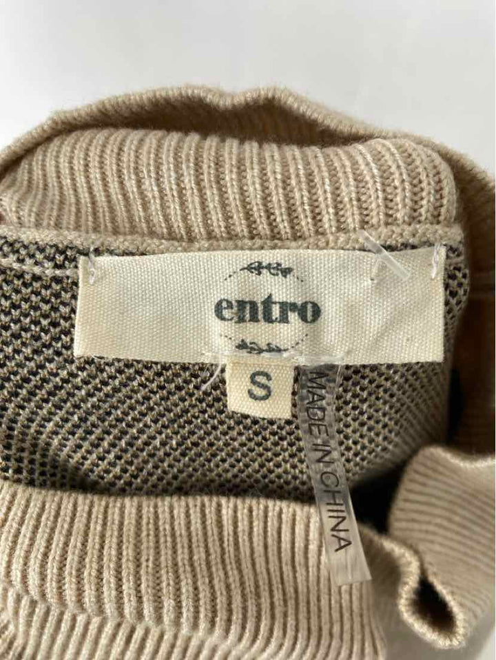 Size S ENTRO Beige Sweater