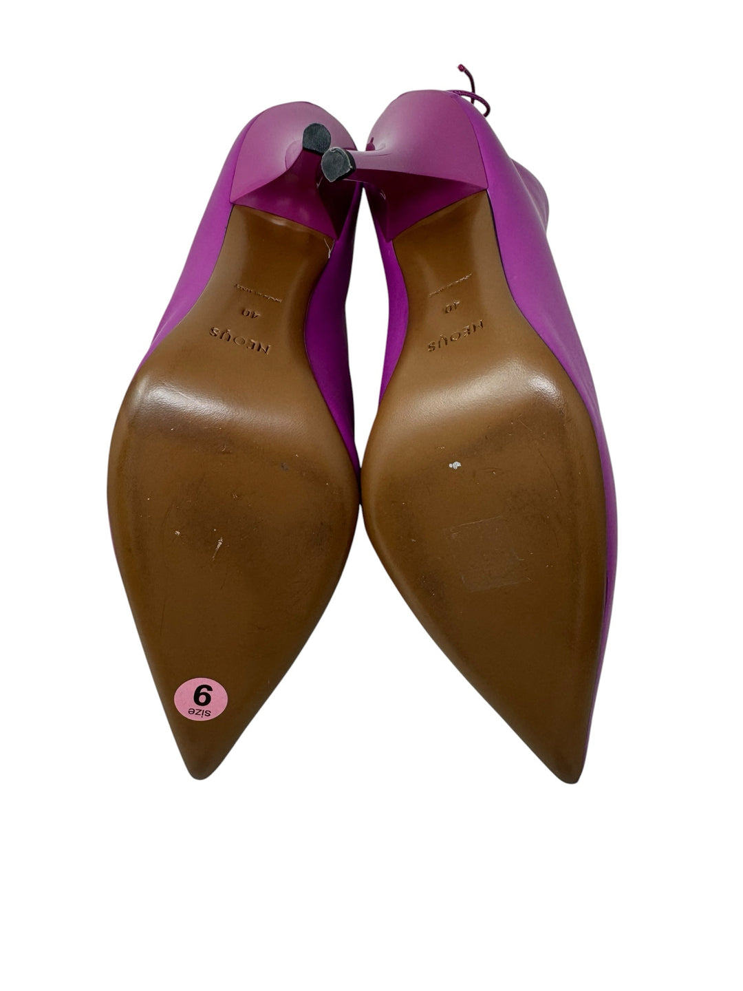 Shoe Size 40 Fuschia Leather Boots
