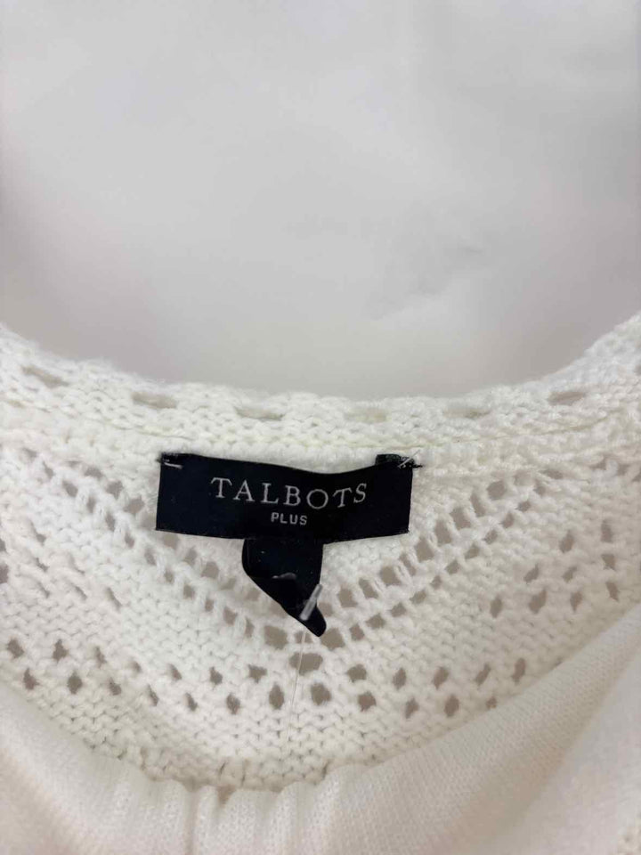 Size 2X Talbots White Dress