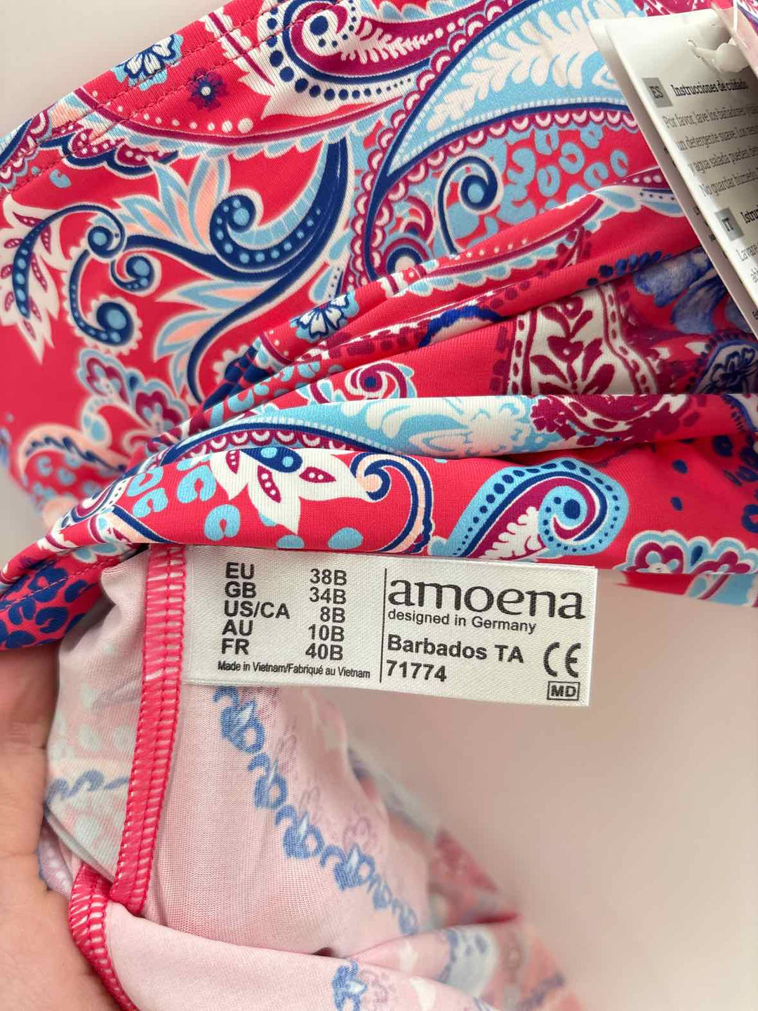 Size 8 PINK PRINT Swimsuit