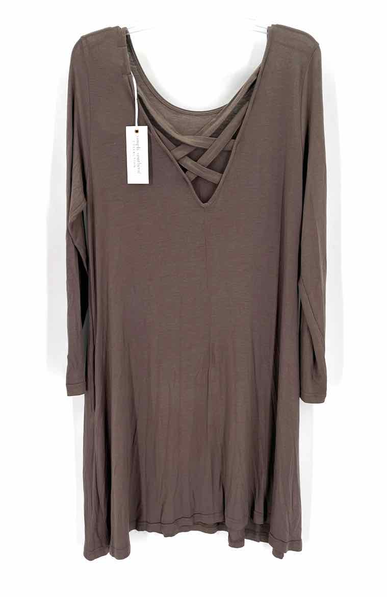Size M SIMPLY SOUTHERN Olive Dress