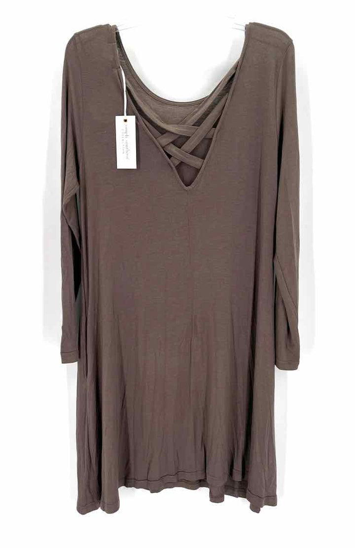 Size M SIMPLY SOUTHERN Olive Dress