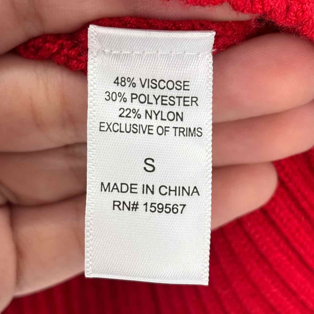 Size S Red Knit Sweater