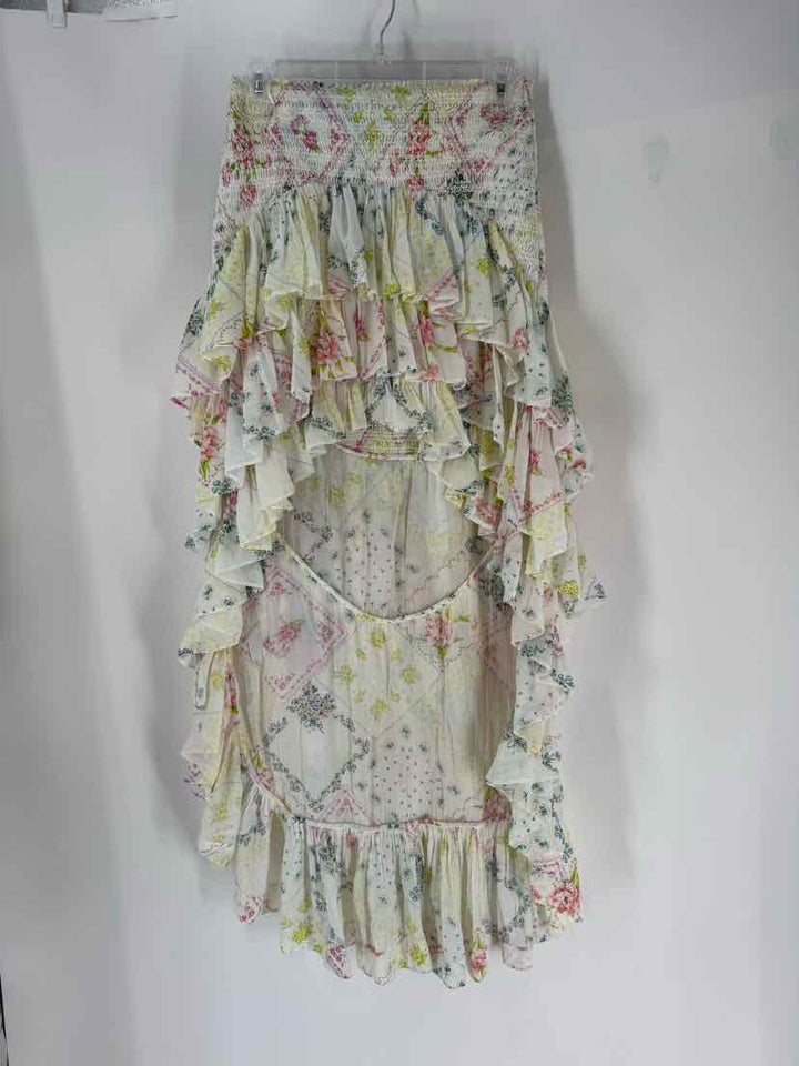 Size S LOVE SHACK FANCY Multi-Color Skirt