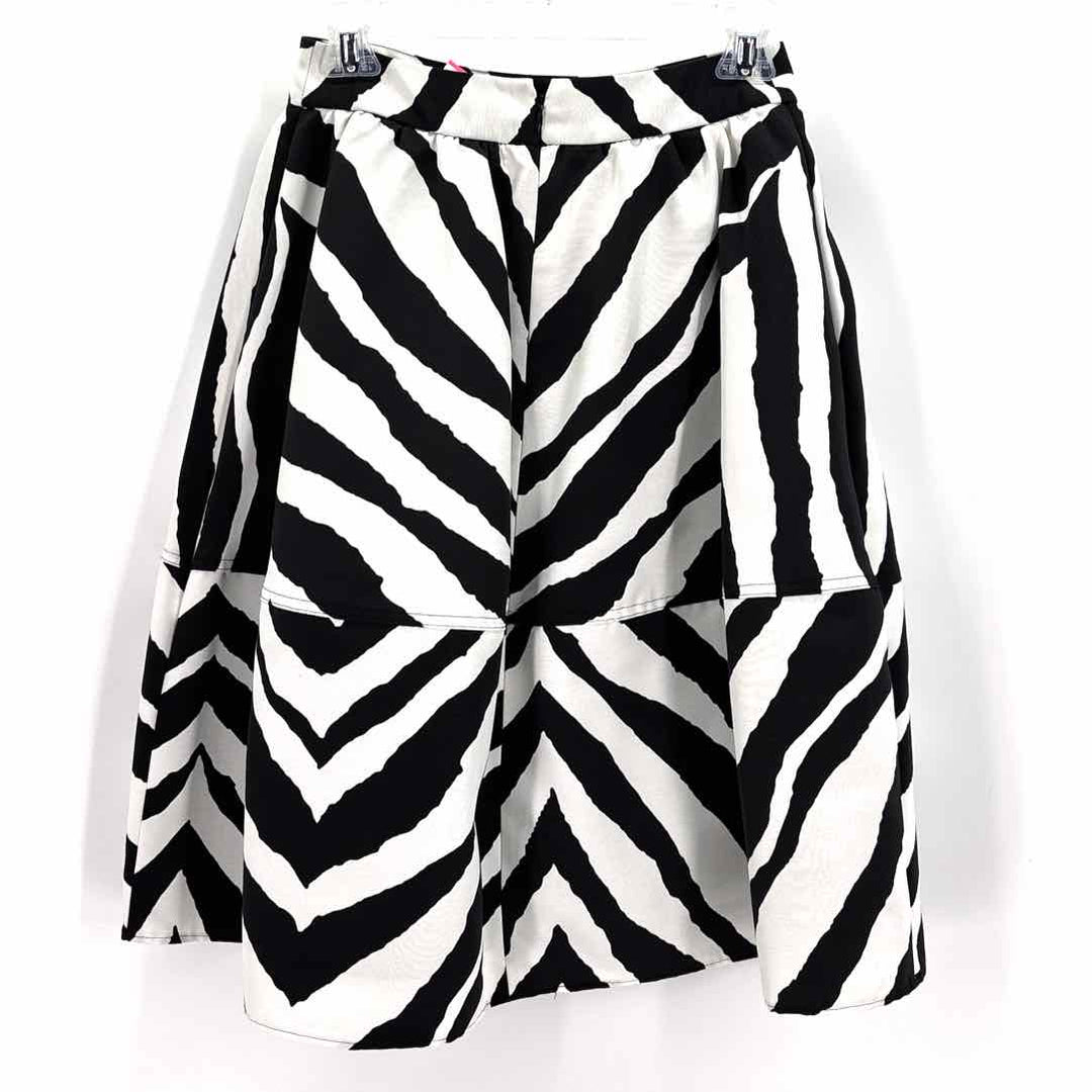 Size 2 EXPRESS Black/White Skirt