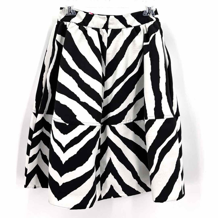 Size 2 EXPRESS Black/White Skirt