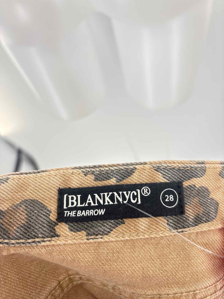 Size 28 BLANK NYC Brown Print Shorts