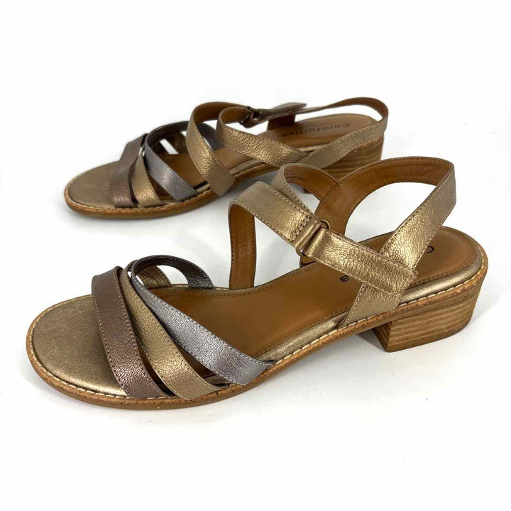 Shoe Size 9.5 Gold Sandals