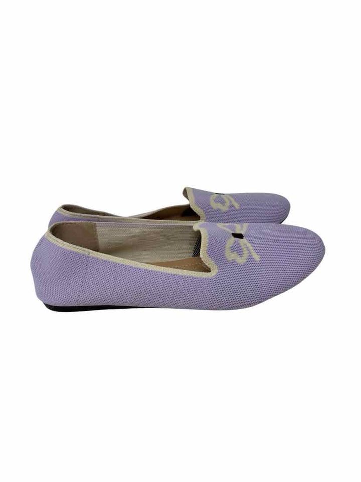 Shoe Size 42 Lavender Knit Flats