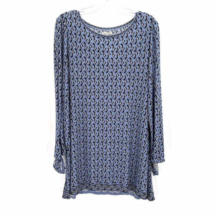 Size 1X MAX STUDIO Blue Shirt