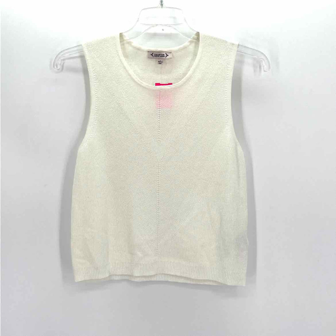 Size L NANETTE LEPORE Cream Shirt
