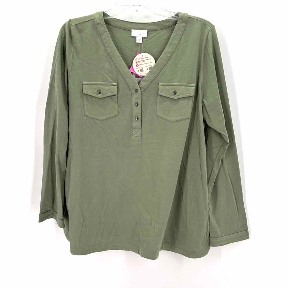Size M J JILL Sage Shirt