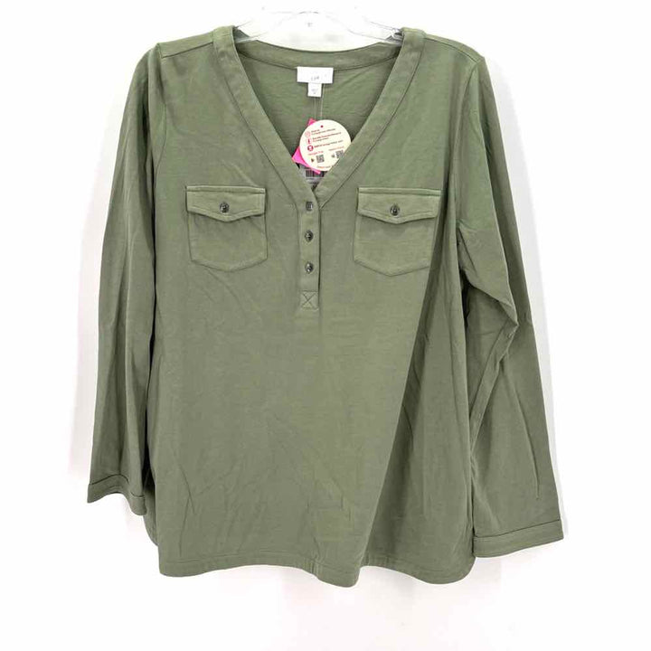 Size M J JILL Sage Shirt