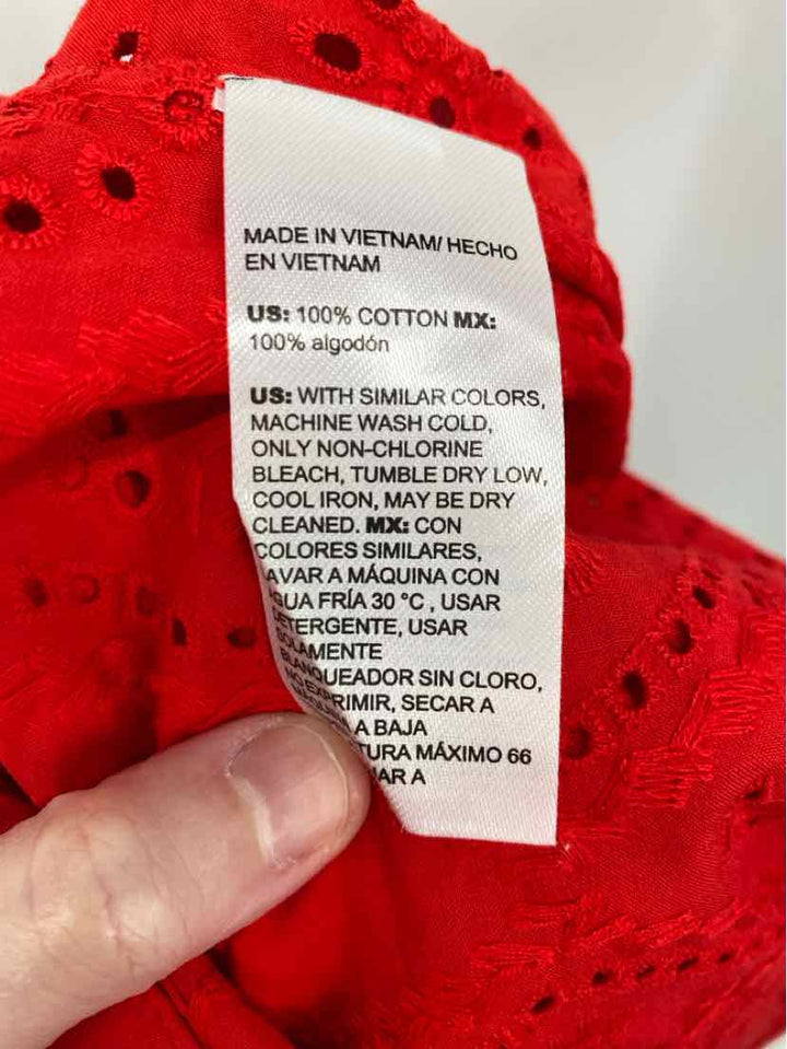 Size 14 Chico's Red Shirt