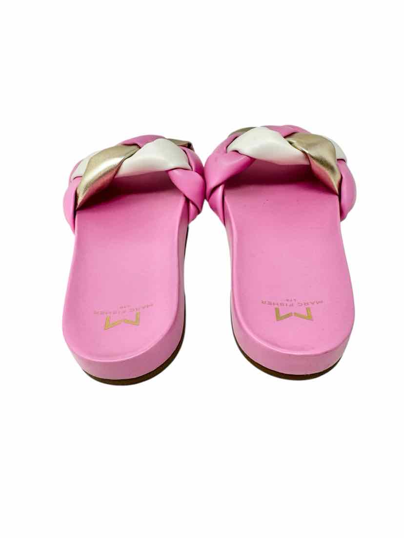 Shoe Size 7 MARC FISHER Pink Leather Sandals