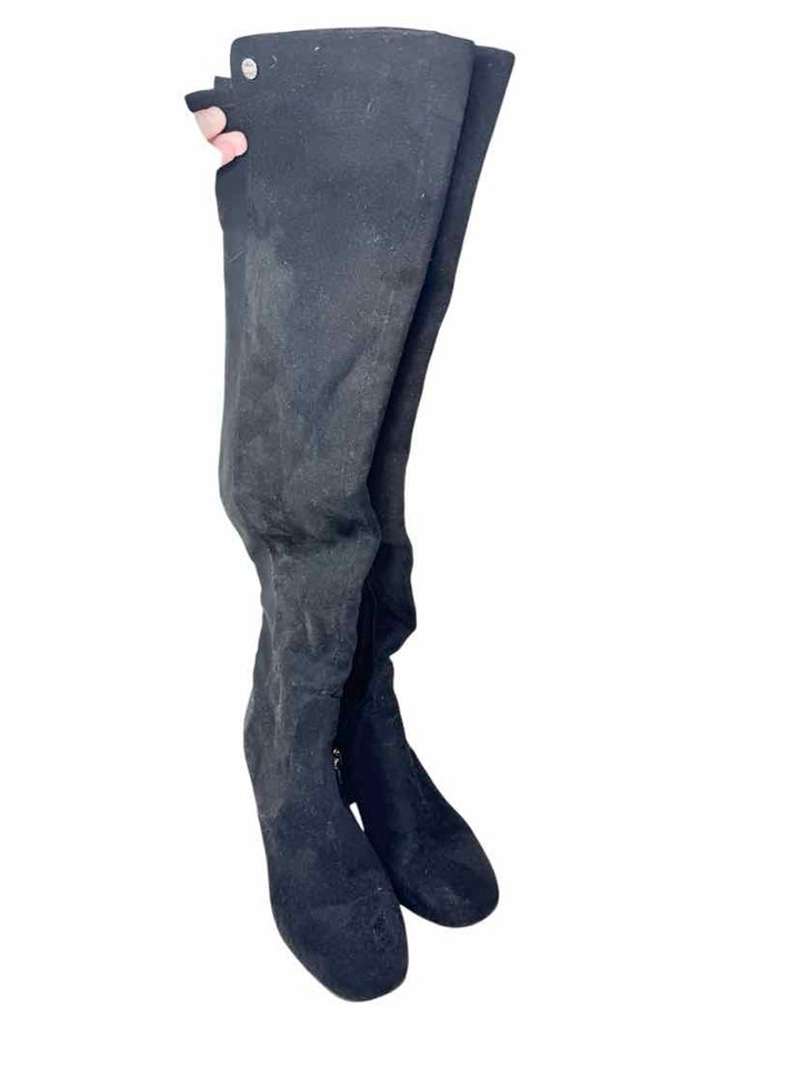 Shoe Size 7.5 MARC FISHER Black Suede Boots