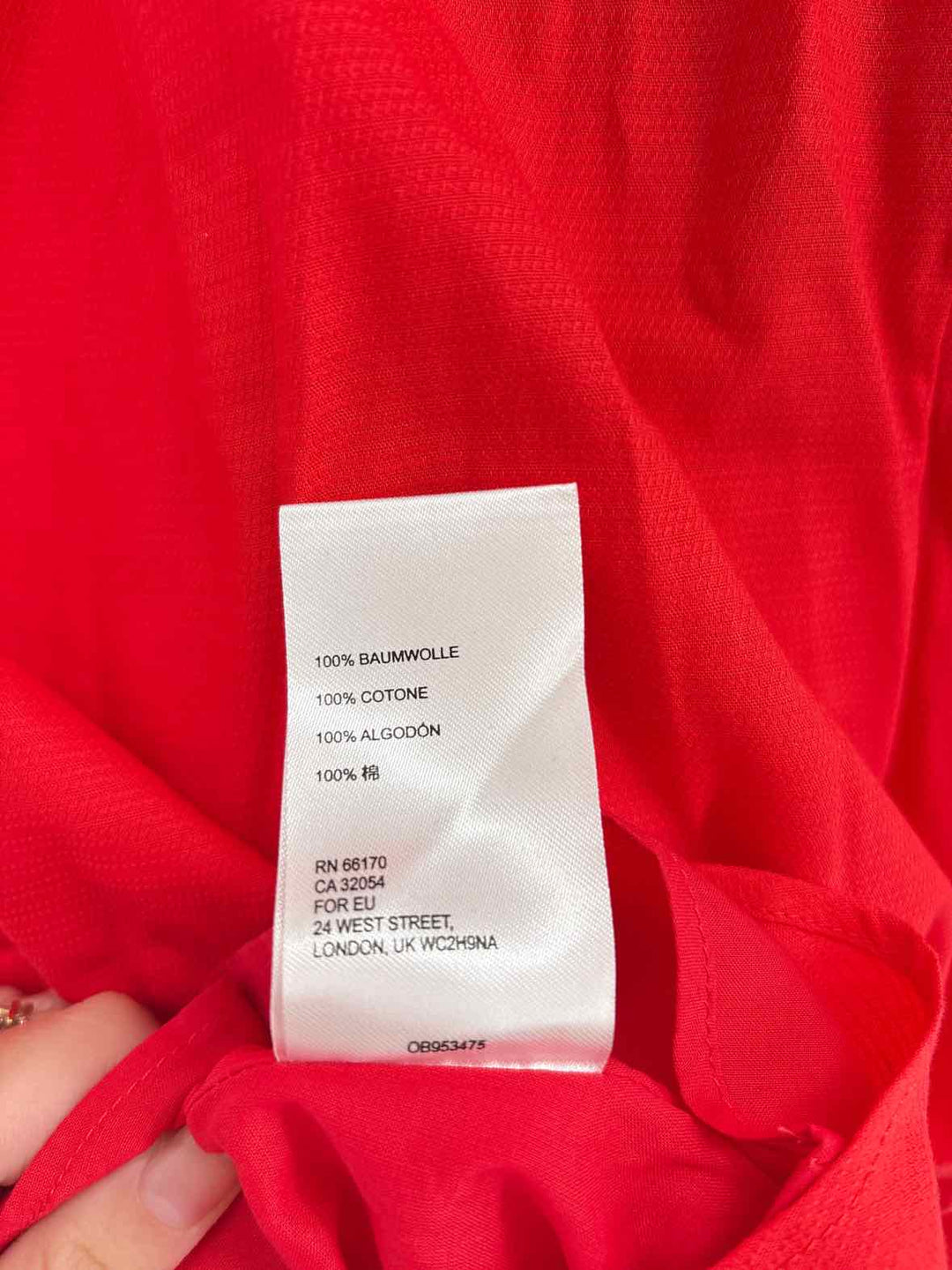 Size 10 Anthropologie Red Dress