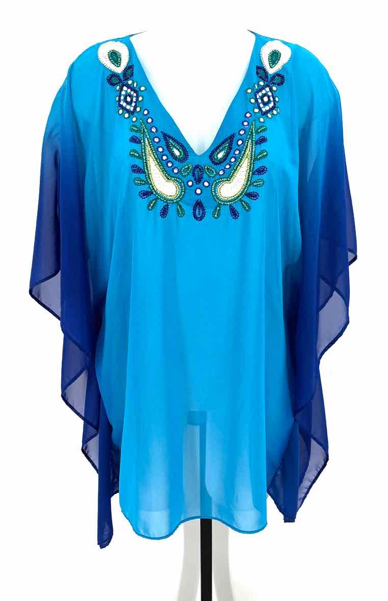 Size S/M Chico's Blue Swimsuit
