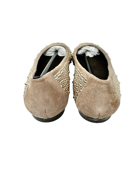 Shoe Size 8.5 Stuart Weitzman Tan Suede Flats