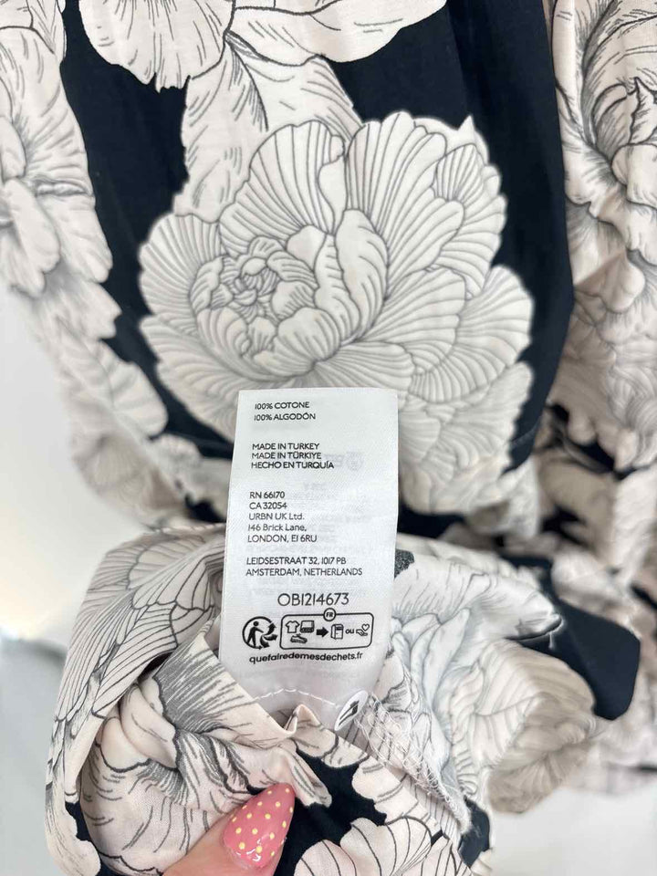 Size S Anthropologie Black/White Dress