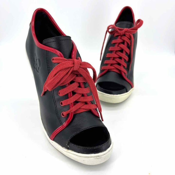 Shoe Size 7.5 Multi-Color Leather Heels