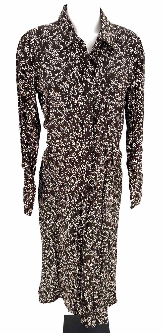 Size 6 MADEWELL Brown Dress