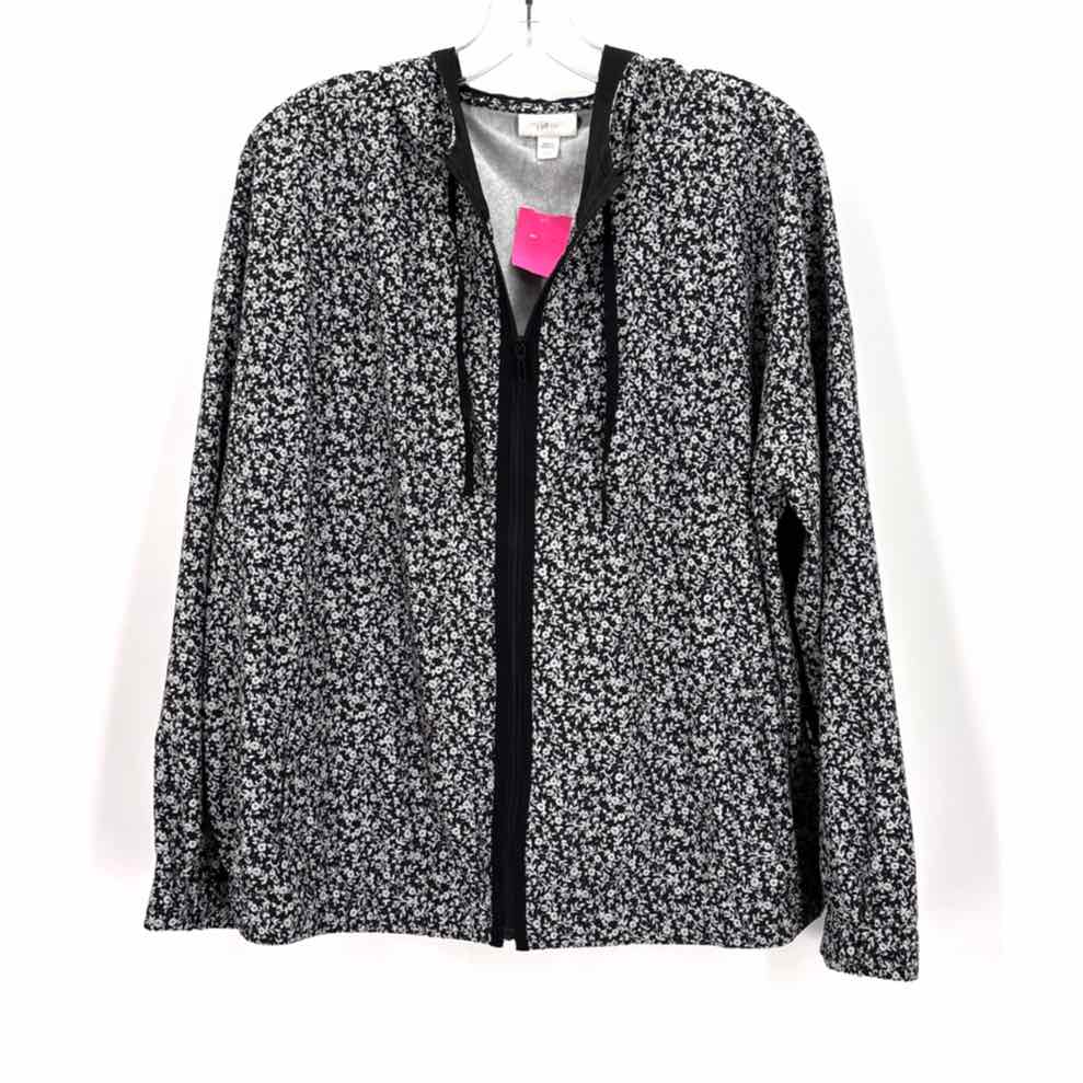 Size L J JILL Black Jacket