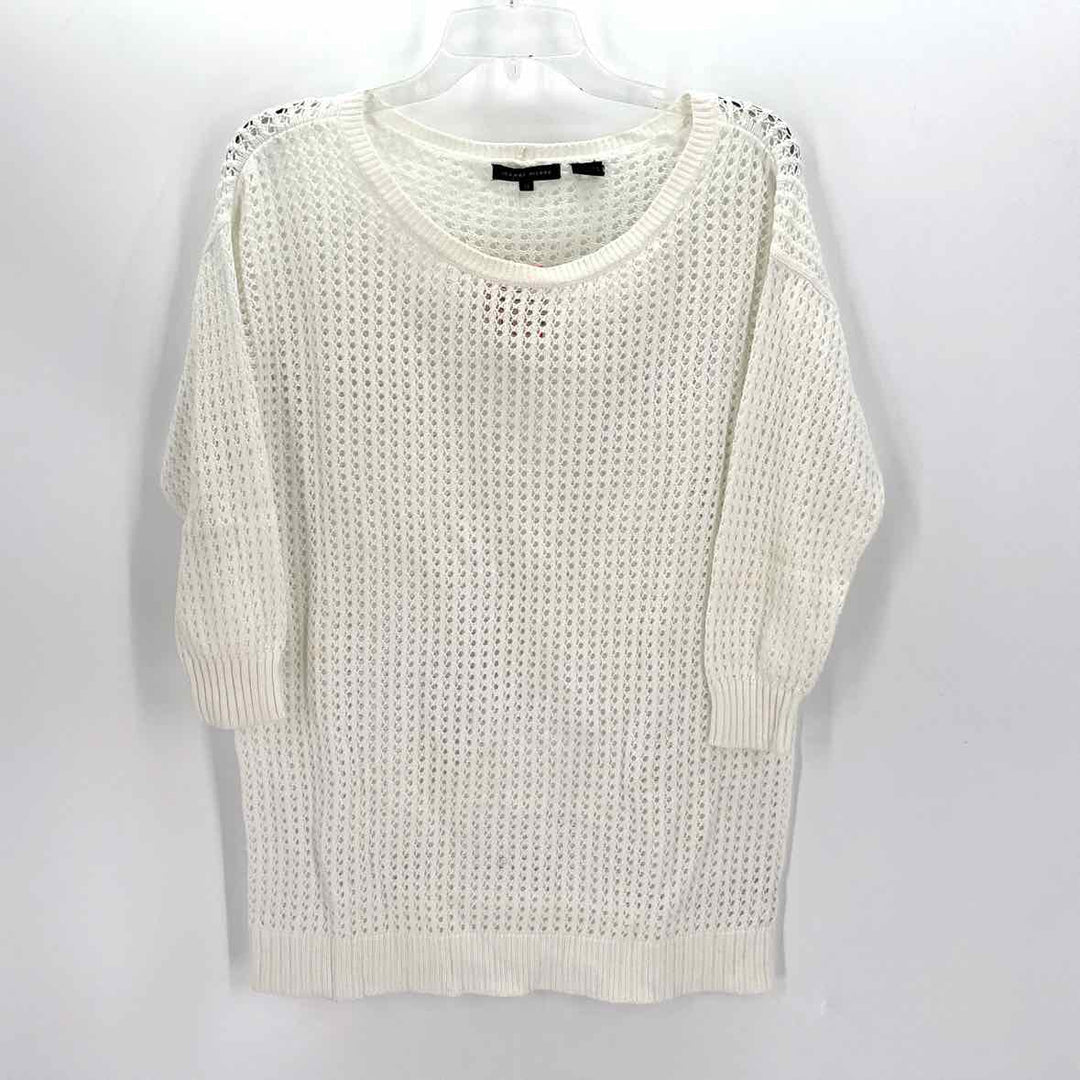 Size M White Knit Sweater