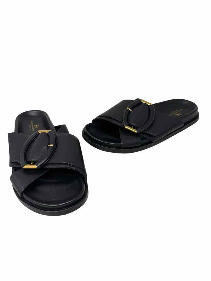 Shoe Size 9.5 Banana Republic Black Leather Sandals