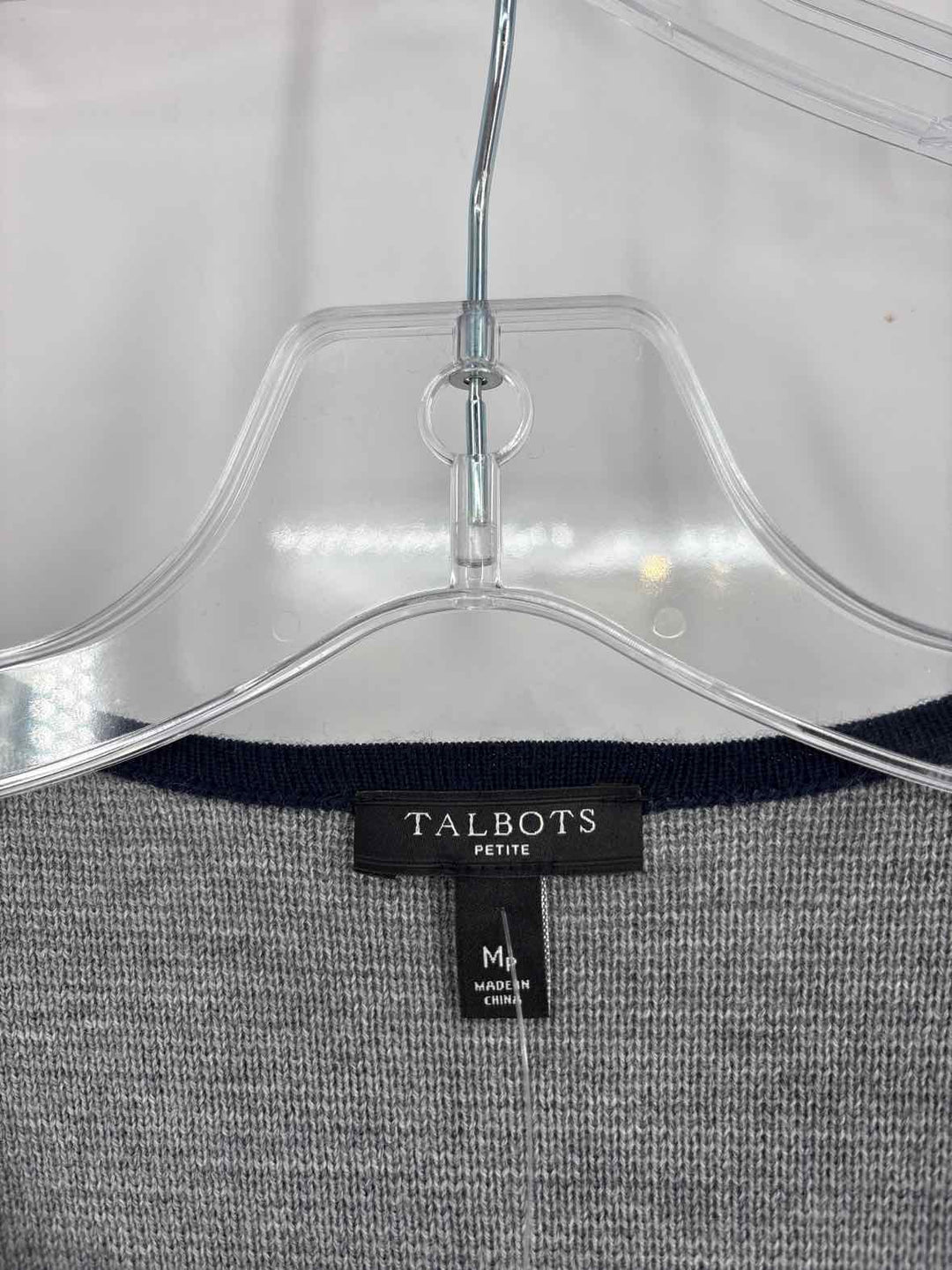 Size M Talbots Gray Cardigan