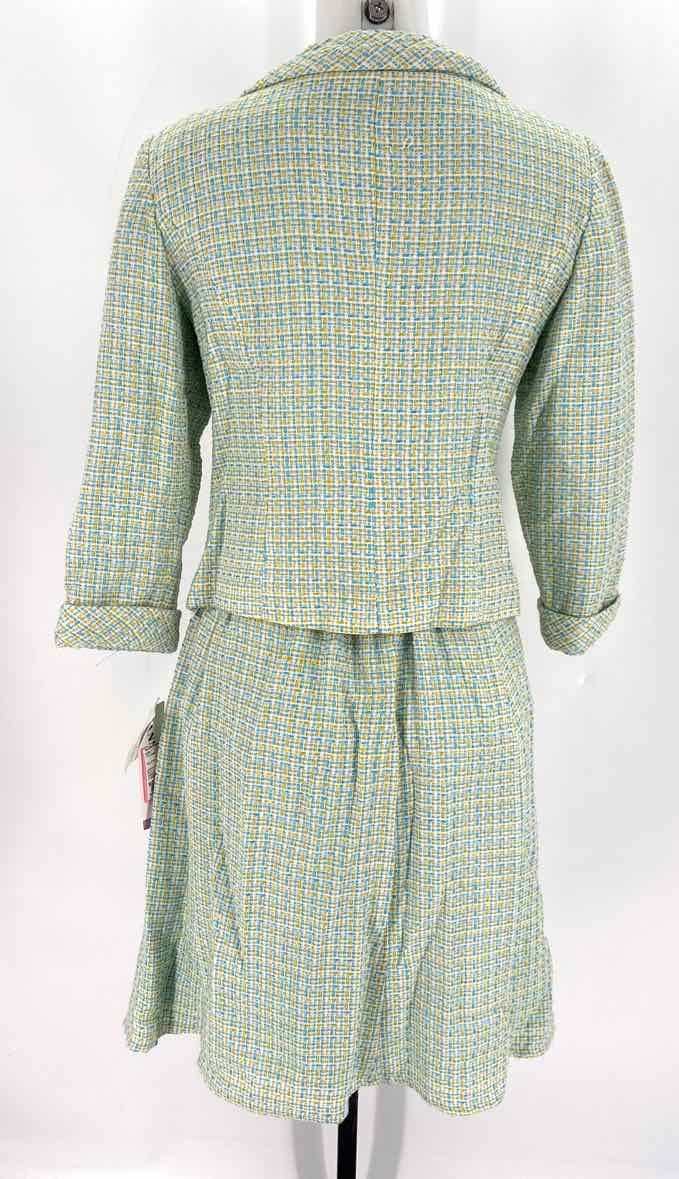 Size 8 Blue Print 2 PC Dress