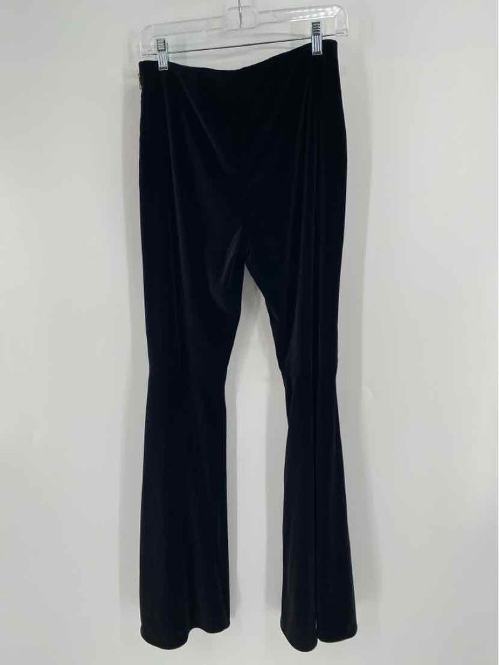 Size 6 Alice + Olivia Black Velour Pants