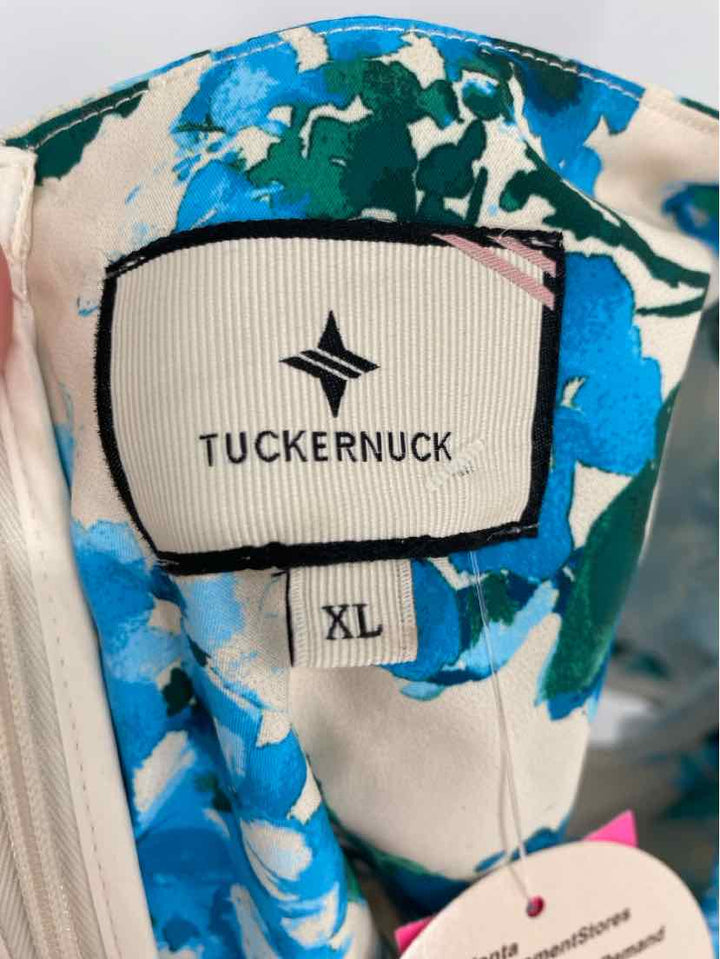 Size XL TUCKERNUCK Teal Shirt