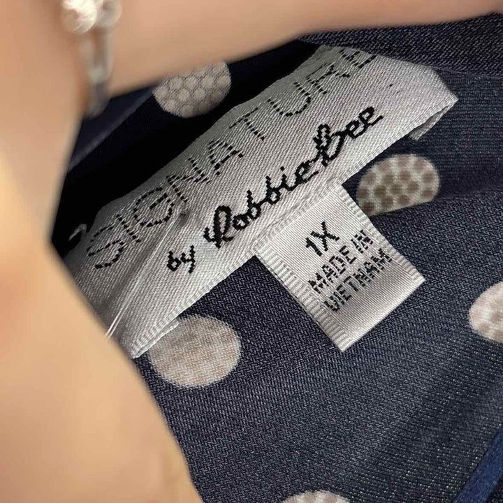 Size 1X Navy Dress