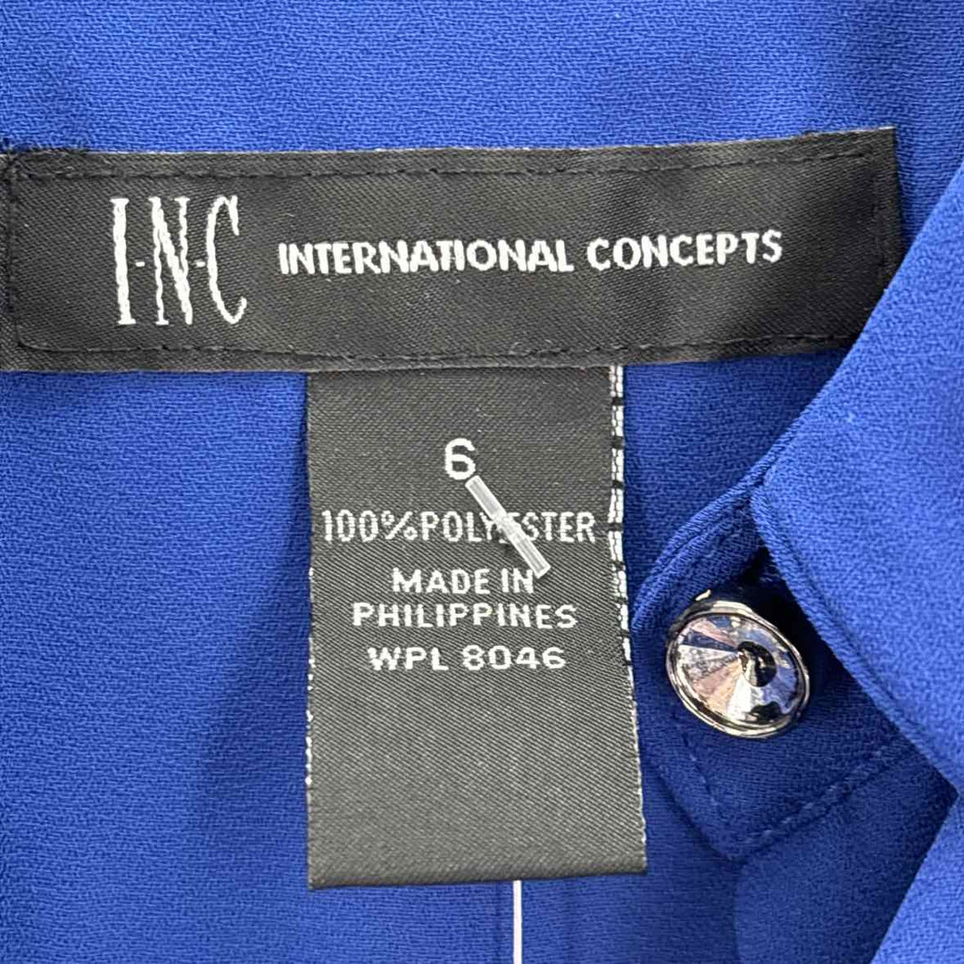 Size 6 INC Blue Shirt