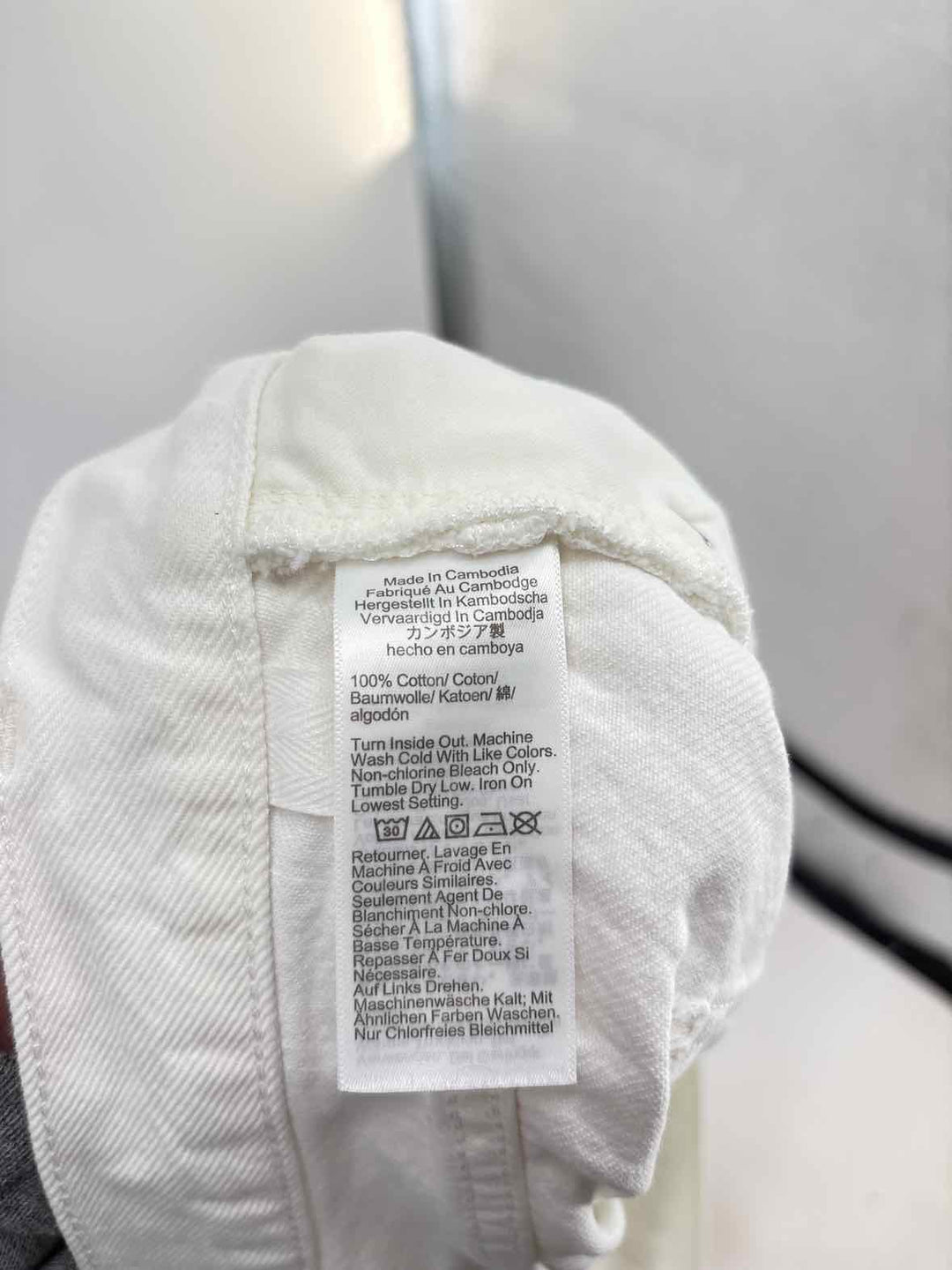 Size 32 MADEWELL White Shorts