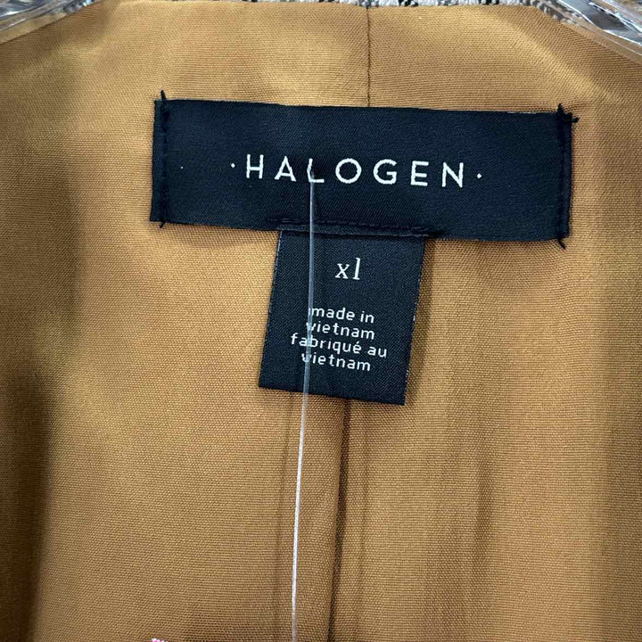 Size XL HALOGEN Multi-Color Knit Jacket