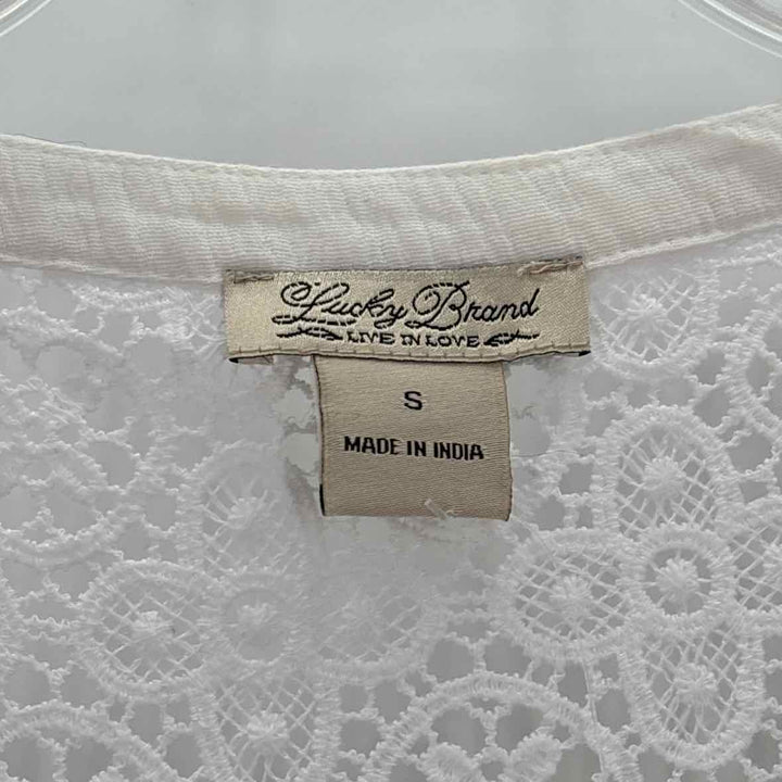 Size S LUCKY White Dress