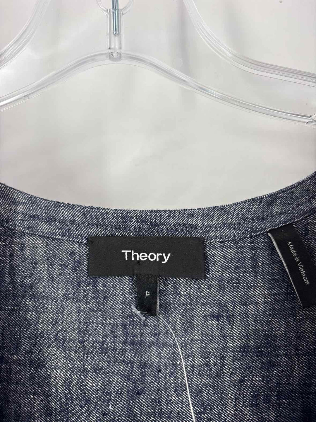 Size S THEORY Navy Shirt