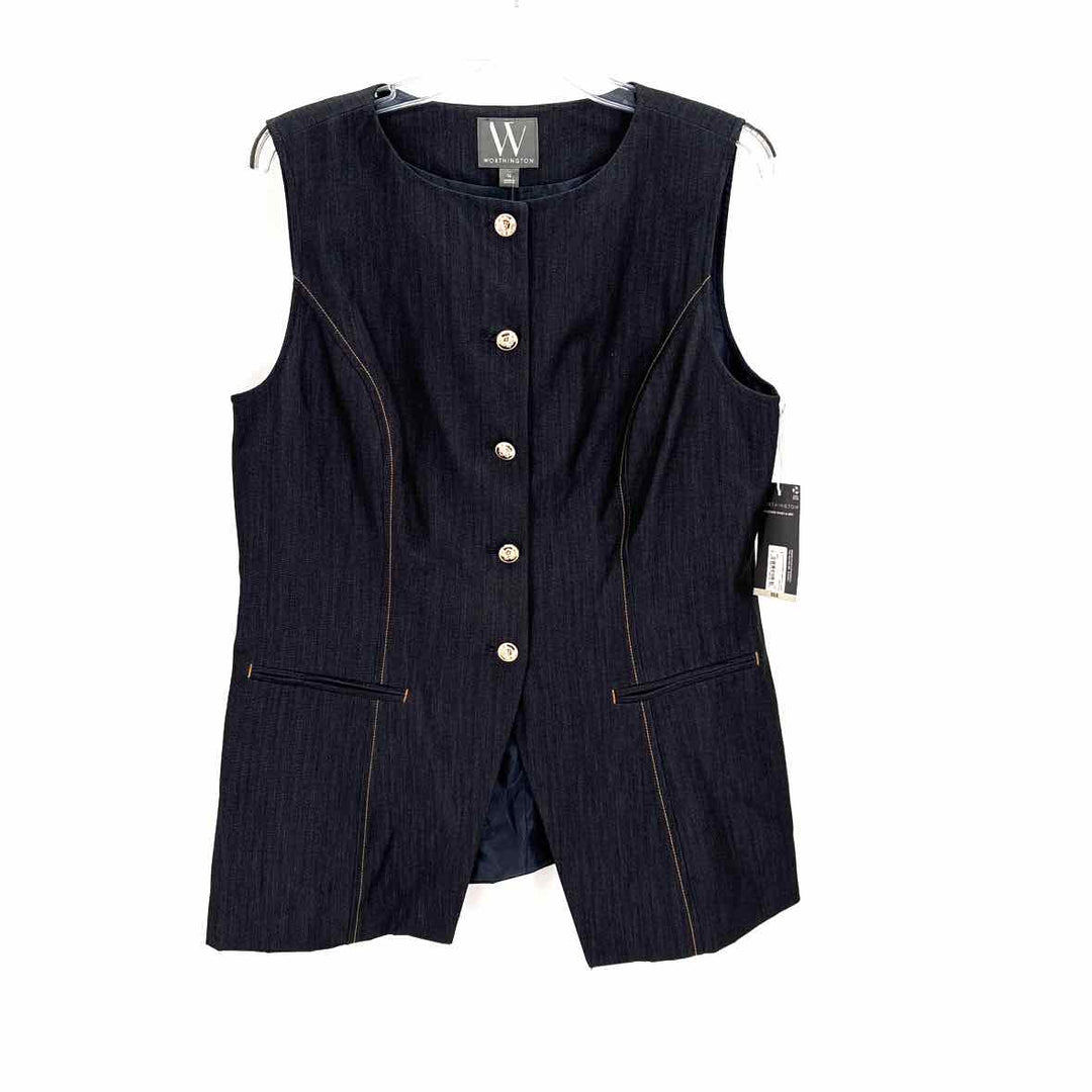 Size 14 WORTHINGTON Navy Vest