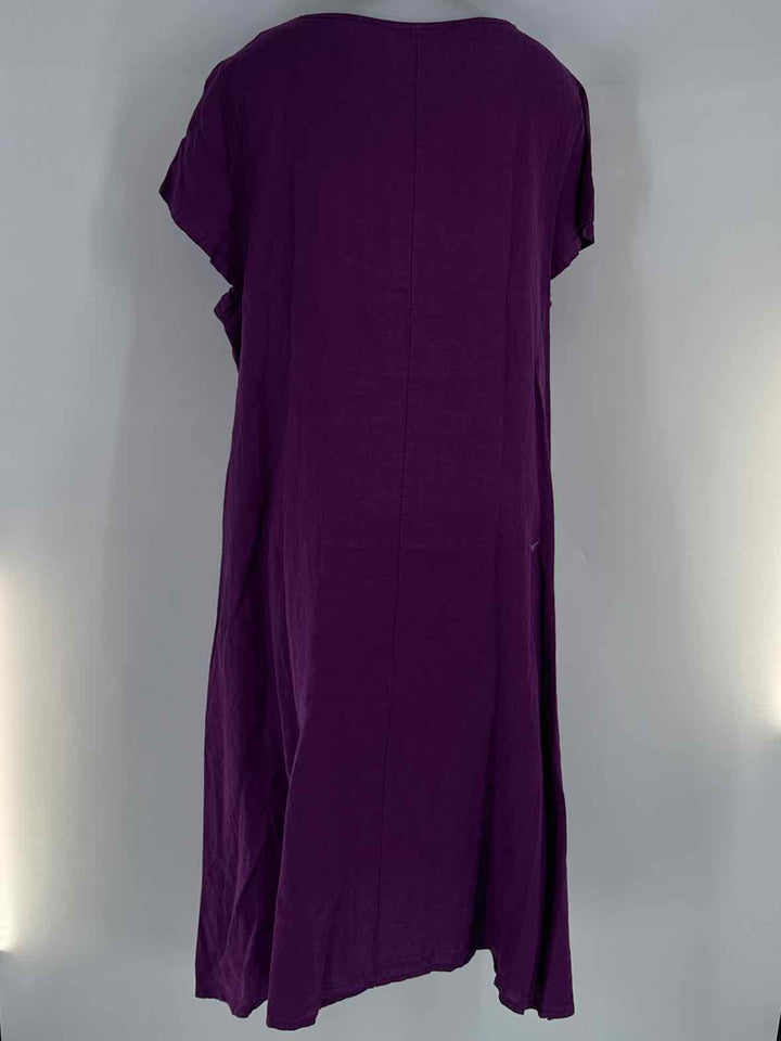 Size XL BRYAN WALKER Purple Linen Dress