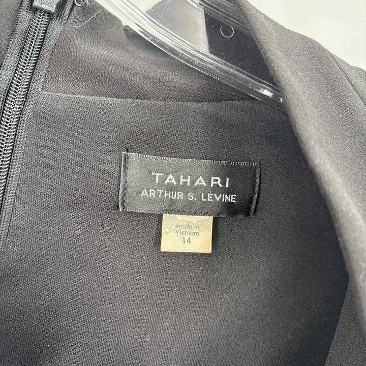 Size 14 TAHARI Black Dress