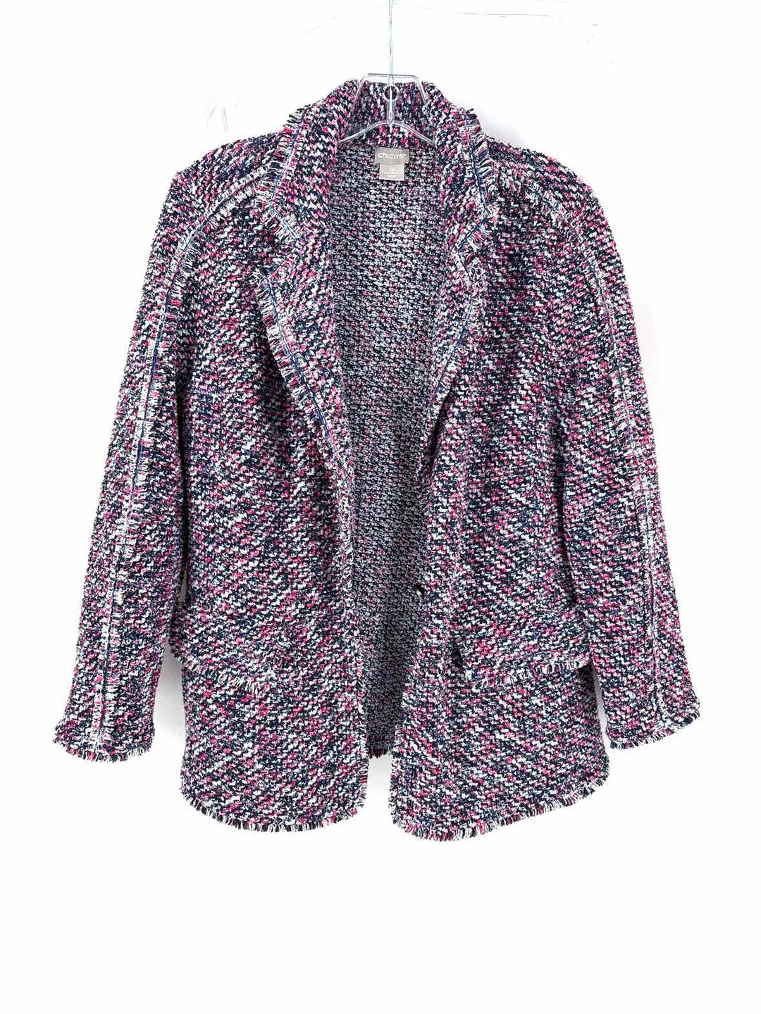 Size L Chico's PINK PRINT Jacket