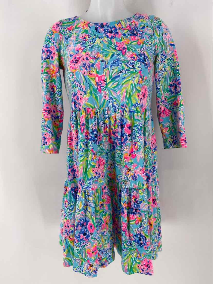 Size XS Lilly Pulitzer Blue Print Dress