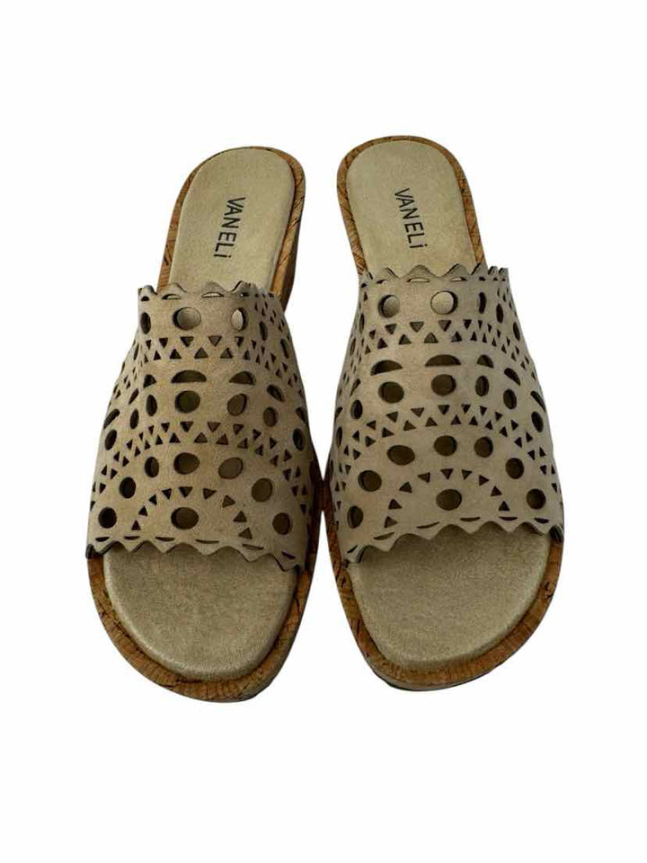 Shoe Size 8 VAN ELI Tan Sandals