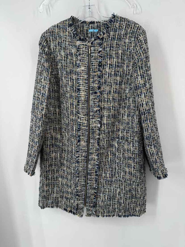Size L J MCLAUGHLIN Blue Tweed Blazer